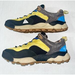 Flower Mountain Sneakers 39 Women's 8 Yellow Back Country Uni Hiking Japan Suede